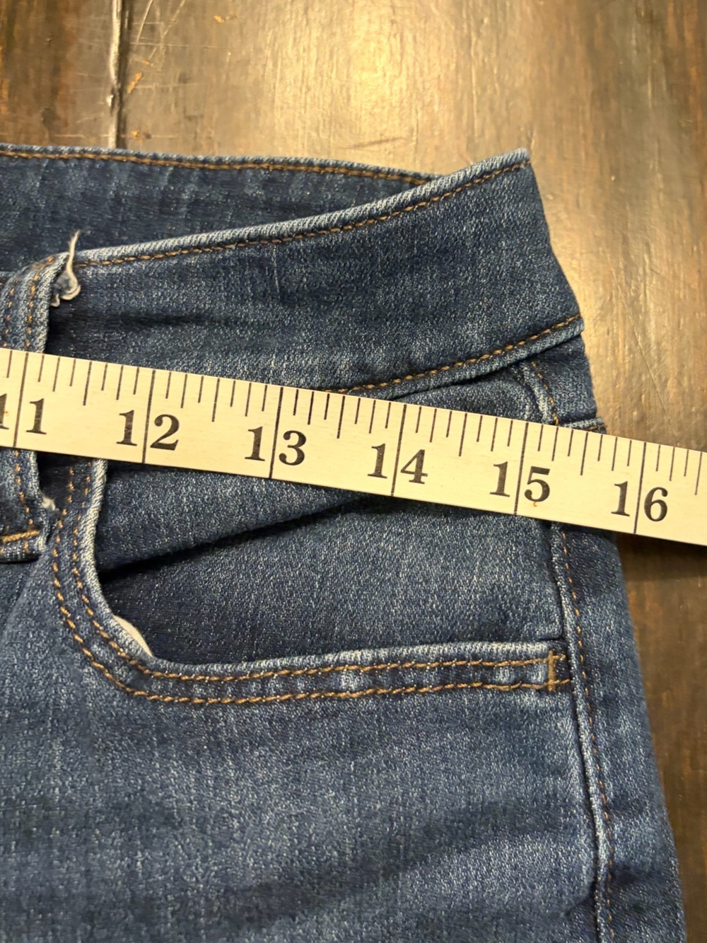 Universal Thread Classic high-Rise, slim straight Dark Blue Jeans women’s size 8 - Picture 4 of 6